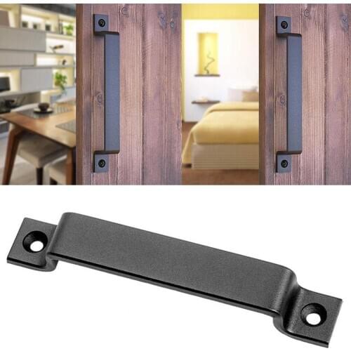 1PC Barn Door Handle Smooth Home Stainless Steel Sheds Closets Outdoors Pull Simple Indoors Knob Garages Sliding