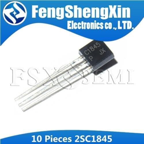 10pcs 2SC1845 TO92 NPN SILICON TRANSISTOR TO-92 C1845 2SC1845-F