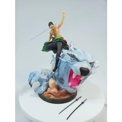 33cm One Piece Roronoa Zoro Gokutora Hunting Battle Ver.Statue PVC Action Figure Collectible Model Boys Toys Doll