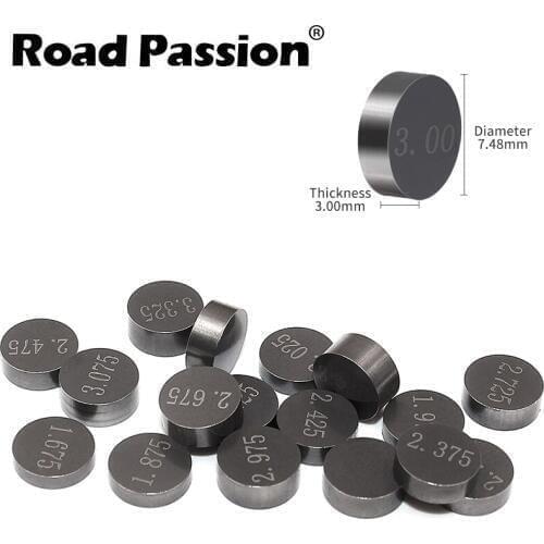 Road Passion 46pcs Motorcycle 7.48mm 7.48 mm Diameter Valve Shims For Honda VFR800A VFR800 VF750C ST1300 ST1100 NRX1800