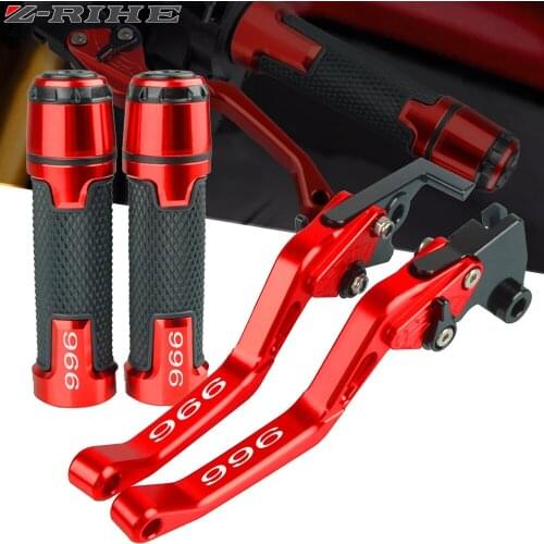 Motorcycle Accessories CNC Aluminum Brake Clutch Lever Handlebar Grip Handle Hand Grips FOR DUCATI 996/996B/SPS/R 1999 2000 2001