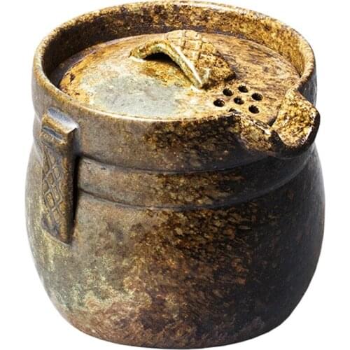 Antique Large Gaiwan For Retro Tea Pottery Tureen With Lid Teaware Tea Ceremony Set Coffee Mugs Bowls Vintage Tea Cups Chawan