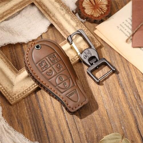 7 Buttons Keyless Entry Smart Remote Key Case Entry Fob Shell Cover For Chrysler Town Country For Dodge Grand Caravan For Jeep