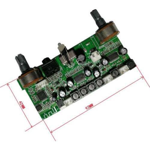 DIY 12V 2.1 channel with amplifier Bluetooth audio decoder board supports AUX MP3 WAV mode