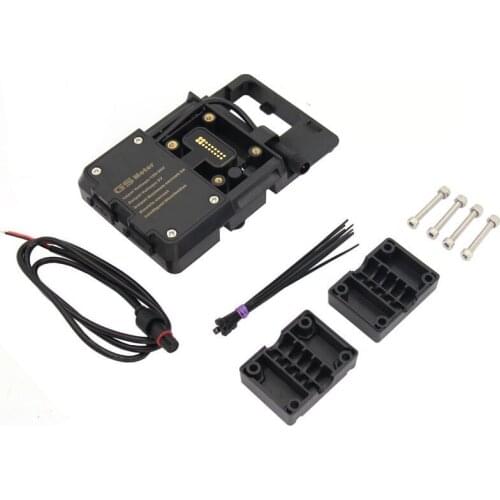 For BMW R1200GS Mobile Phone Navigation Bracket ADV F700 800GS CRF1000L Africa Twin For Honda Motorcycle USB Charging 12MM Mount