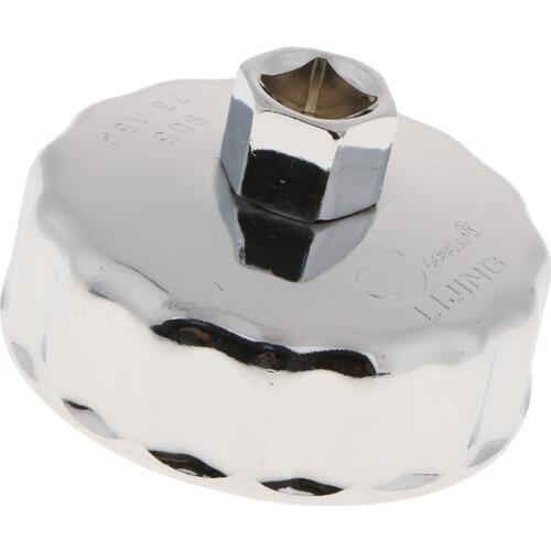 Fit Corolla Oil Filter Wrench Cap Housing Tool Remover 14 Flutes Dia 73mm