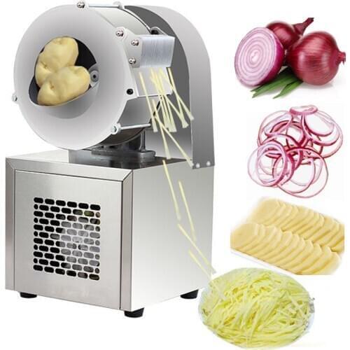 Commercial shredder vegetables Melons onion Slicing shredding machine multifunction Cutter Melons cut minced Potato Carrot slice