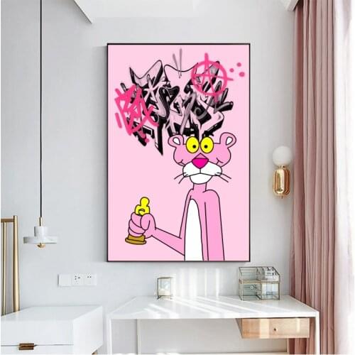 Cartoon Pink Panther Disney Diy 5D Diamond Embroidery Diamond Painting Mosaic Home Decor Cross Stitch Kits Art Gift