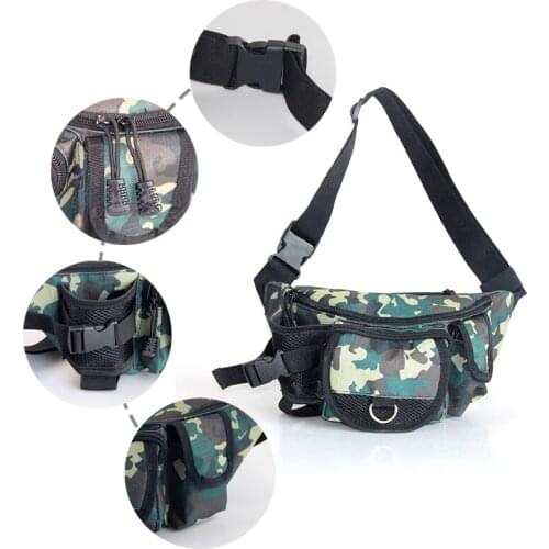2021 New Fishing Bag Multifunctional Outdoor Waist Bag Portable Bag Crossbody Rod Bag Camouflage Fishing Tackle Bag