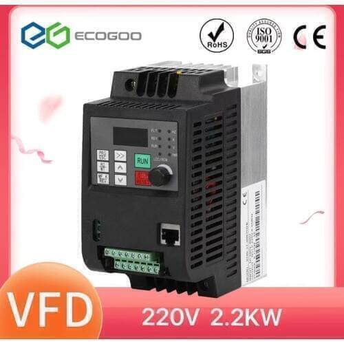 Frequency Converter Adjustable Speed VFD Inverter 1.5KW/2.2KW/4KW ZW-CT1 3P 220V Inverters for motors Low Frequency inverter