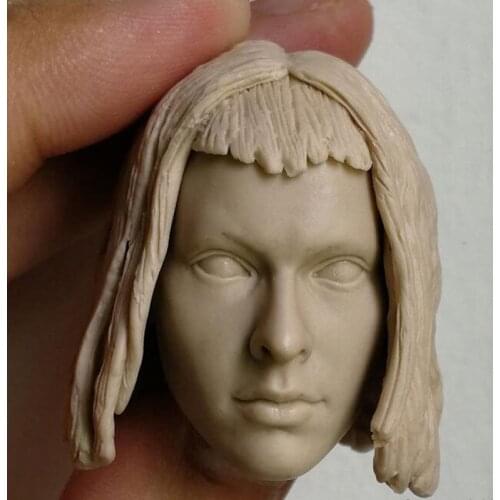 Blank Hot 1/6 Scale Milla Jovovich Head Sculpt The Fifth Element Unpainted