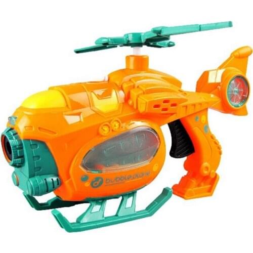 Bubble Machine for Kids Automatic Helicopter Bubble Blower Bubble Machine with Music and Light Children Toys