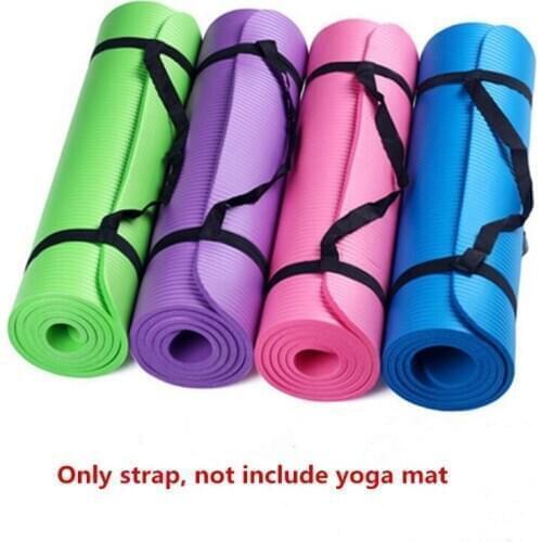 Yoga Mat Strap Carrying Sling Durable Cotton Fitness Portable Yoga Mat Binding Belt Tie Adjustable Fixed Strap Gym Workout Home