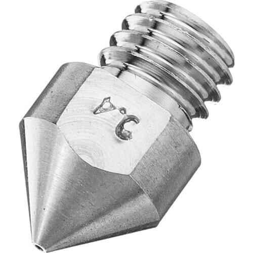 For 3D Printer Reprap Makerbot MK8 Nozzle TC4 M6 Durable Titanium Alloy 0.3/0.4/0.6/0.8/1.0/1.2/1.5mm