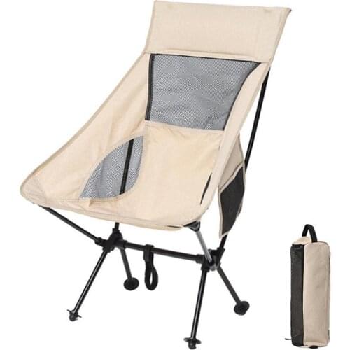 Camping Chair-Ultralight Folding Camping Chair Heavy Duty 150kg Capacity Compact Carry Bag For Camping Hiking Fishing Beach