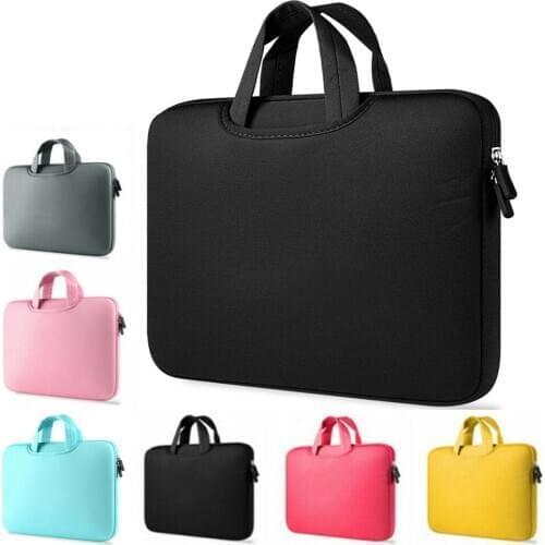 11 13 14 15 15.6 inch Laptop Bag Computer Sleeve Case Handbags Dual Zipper Shockproof Notebook Cover For Laptop MacBook Air Pro