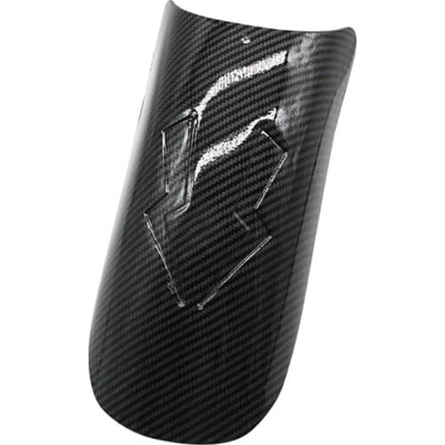Motorcycle Front Fender Extender Carbon Fiber Front Wheel Mudguard Extension Universal for Honda Yamaha Kawasaki,23X12cm