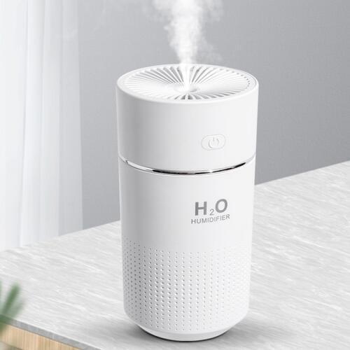 Mini Air Diffuser USB Humidifier 360ML Car Essential Oil Diffuser H2O Aroma Atomizer Mist Maker Fogger for Home Office Car White