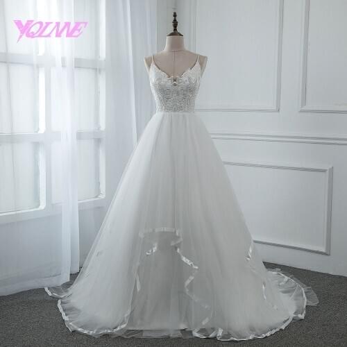 Кружевные свадебные платья YQLNNE China At AliExpress