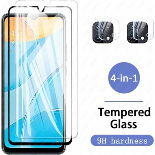 Screen Protector for OPPO A15 Tempered Glass Premium Protection Glass Film for OPPO A15 A 15 15a Oppoa15 Camera Lens CPH2185