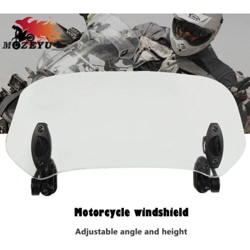 2019 New Motorcycle Adjustable Windshield Extension Wind Deflector For BMW G310R G310GS C650GT C600 C650 Sport s1000xr S1000RR