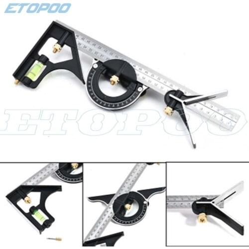 320 Degree Universal Angle Ruler Bevel Protractor Angle Measuring Instrument Stainless Steel Angle Ruler Woodworking Tools