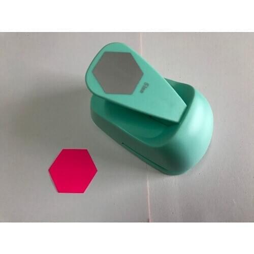Free ship 2 inch(51mm) Hexagon design of craft punch for greeting card DIY punchers sexangle scrapbooking punches paper punch