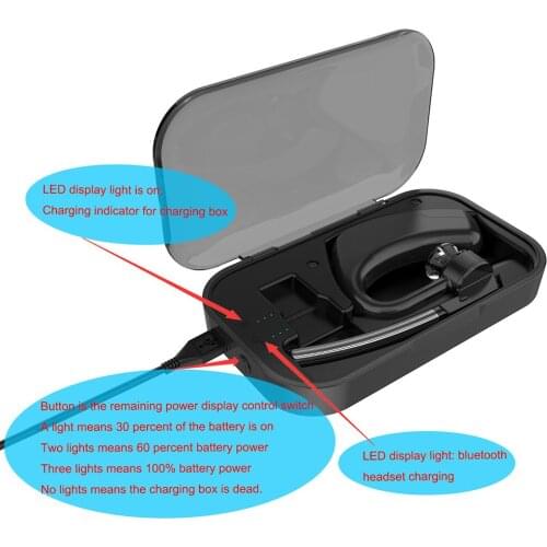Wireless Bluetooth Earphone Charging Case for Plantronics Voyager Legend/5200 Classic Colors and Simple Durable Design