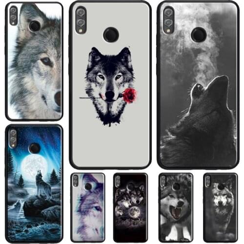 Animal The Wolf Howl Case For Huawei Honor 10 Lite 9 20 Pro 10i 9X 8X 7X V20 7A 8A 8C Nova 5T Y9 Y7 Y6 2019