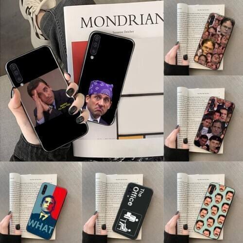 The office tv show merch Black Cell Phone Case For Samsung Galaxy A 3 6 7 8 10 20 30 40 50 70 71 10S 20S 30S 50S PLUS