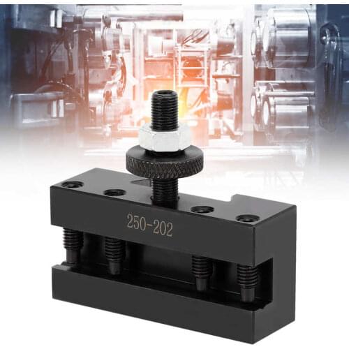 CNC Lathe Tool Holder Fast Change Turning Tool Holder High Carbon Steel Tool Holder for 250‑202 Tool Column High Accuracy