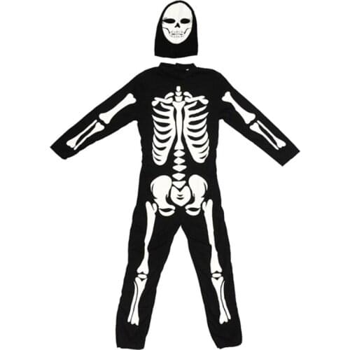 Kids 3D Skeleton Halloween Costume Kids Unisex Boys Girls Kids Pajama Skeleton Costume Outfit Pants Children Halloween
