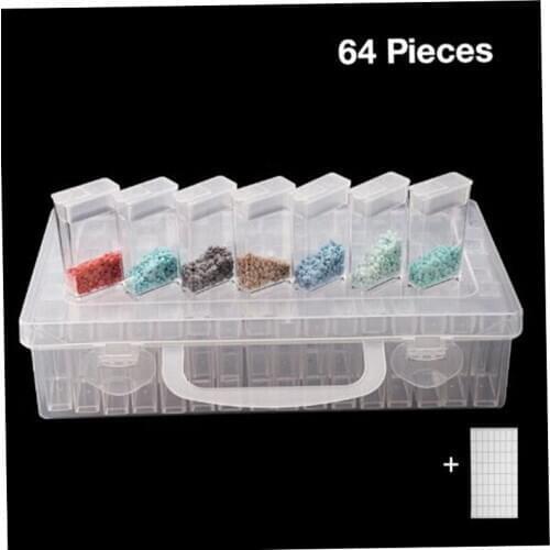 DIY Diamond Painting Tools Accessories Beads Container Rhinestone Diamond Embroidery Stone Storage Convenience Box