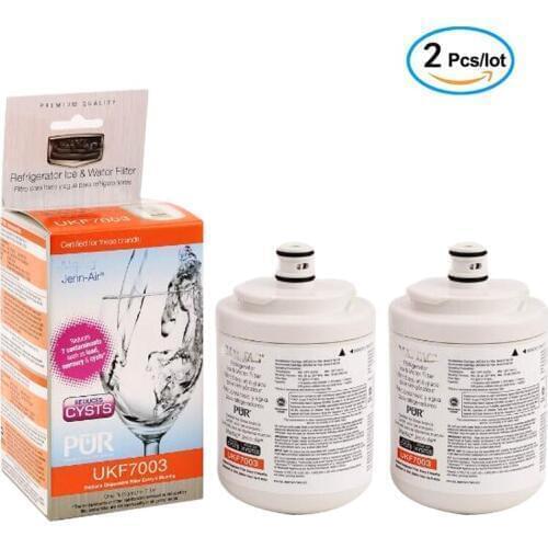 UKF7003 Refrigerator Water Filter, Compatible with Maytag UKF7003, UKF7002AXX, WF288, EDR7D1 2 Pack