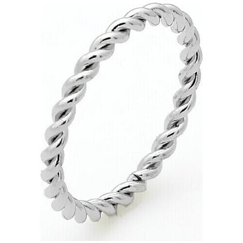 Stainless steel ring Twisted ring girl ring joints