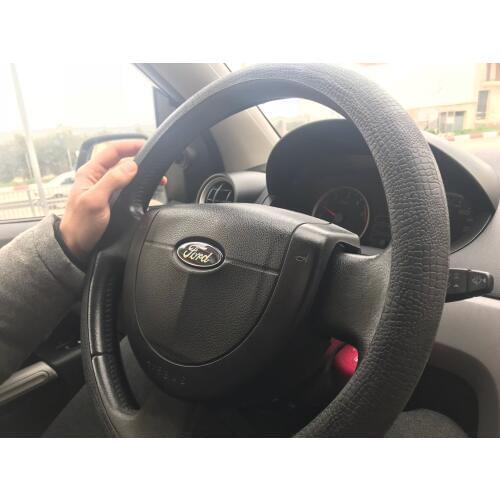 Car Styling Steering Wheel Cover Sticker For Ford C-MAX Fiesta Focus 2 Fusion Galaxy 2 3 KA+ Mondeo 4 3 Mustang 5 6 Accessories