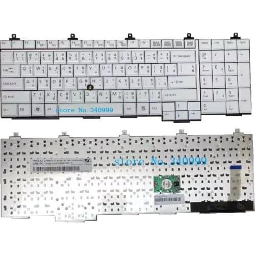 Thailand New For Fujitsu Lifebook E751 E782 White Laptop Keyboard