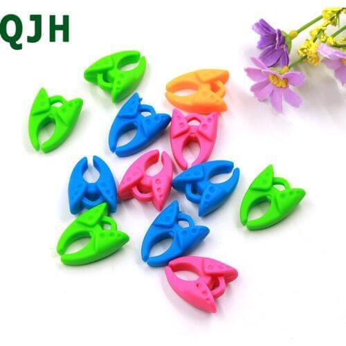 New products 10pcs/set candy colored silicone bobbin clamp thread good silica gel clip fixed sewing machine accessories tools