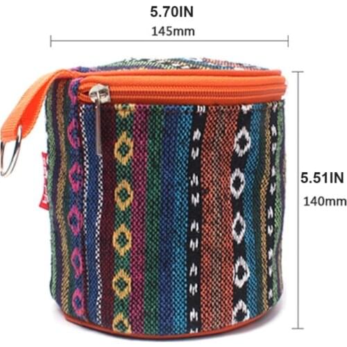 Portable Travel Napkin Storage Bag Durable Box Outdoor Camping National Style Folding Toilet Paper Tissue Case Holder 03KA