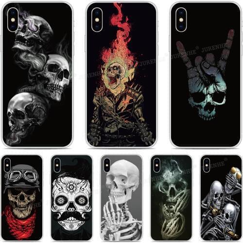 Flower Floral Skull Bone Soft TPU Phone Case For OnePlus 8 Pro 5G OnePlus8 Fundas For OnePlus One 6 7 7T Pro Capa Silicone Cover