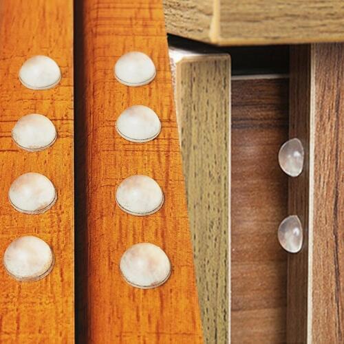 Self Adhesive Stop Damper Anti Collision Particle Door Stopper Cabinet Door Rubber Damper Buffer Silicone Furniture Pad Hardware