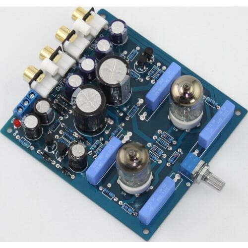 Preamp Tube HIFI Audio Amplifier Board AC12V-0-AC12V 15W Module 6J1 Vacuum Tube