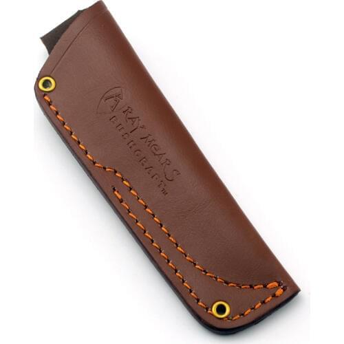 Outdoor Tools Knife Case First Layer of Leather Cowhide Straight Sheath Northern Europe Knife Scabbard