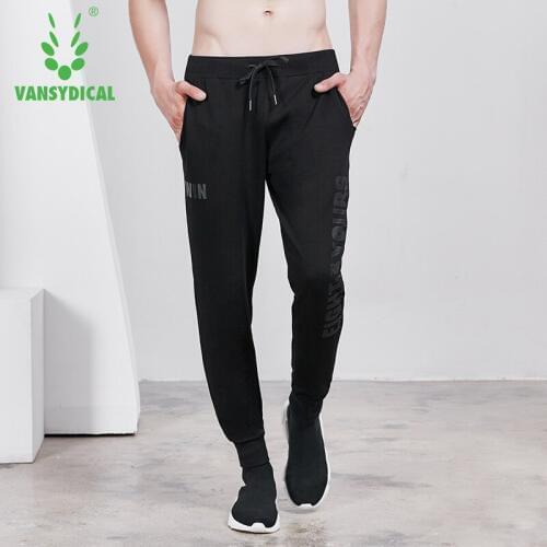Vansydical Mens Gym Running Pants Sports Running Pants For Men Workout Winter Sweatpants Outdoor Basketball Jogging Trousers Men