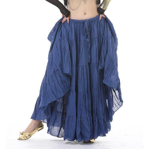 Lady women 16m tribal skirt tribal adult long belly dance skirt bellydance Costumes flax dance skirts 9 colors