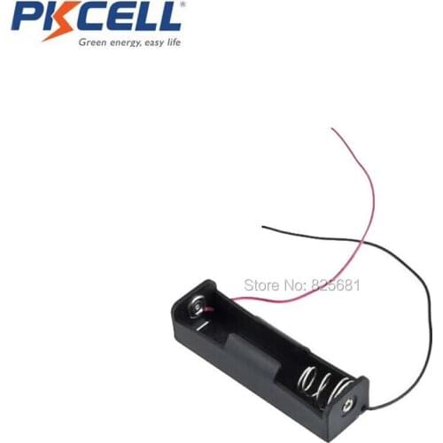 1*Black 1Slot 18650 Battery Storage boxes 3.7V Clip Holder New Power bank Holder Plastic Battery boxes Storage