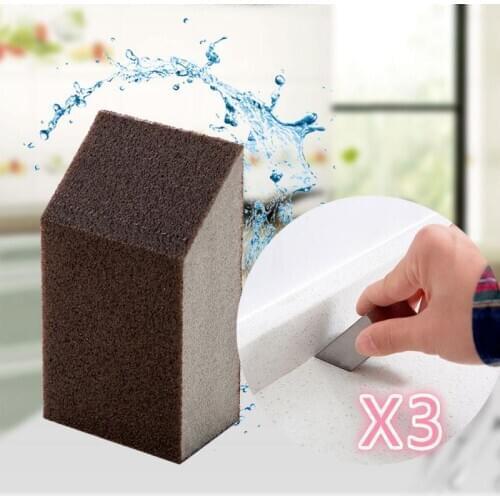 1PC Eraser Cleaning Emery Sponge Brush Kitchen Gap Washing Cleaner Tool Strong Decontamination Brush Bathroom Accessories