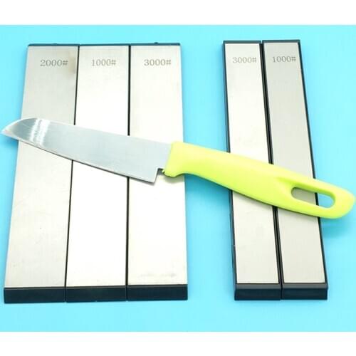 1000#+2000#+3000# three piecesFixed angle knife sharpener sharpening stone diamond whetstone oil stone honing stones