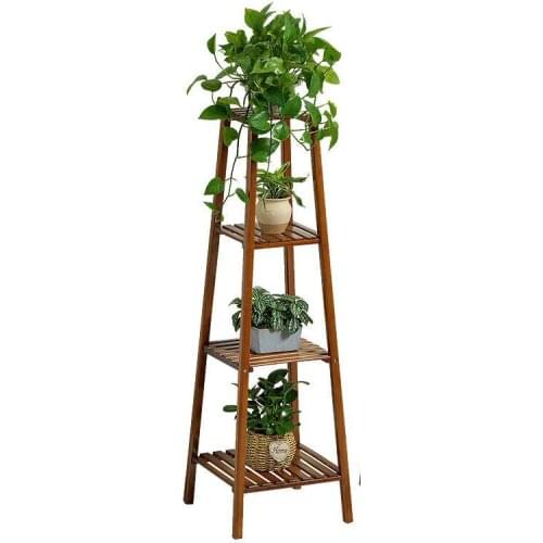 2/3/4 Layers Simplicity Bamboo Stand For Plants Landing Type Light Extravagant Multi-storey Shelf Indoor Flowerpot Frame Flower