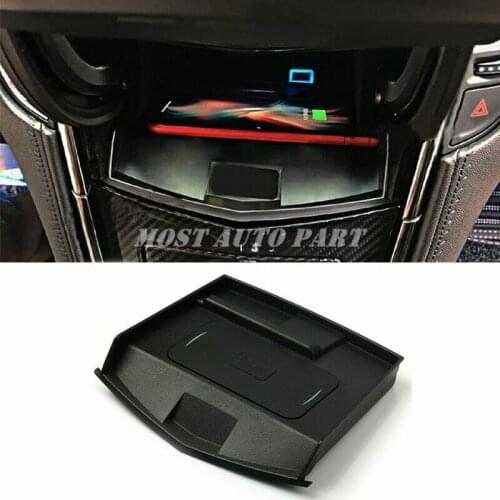 Interior Car Wireless Charger Wireless Phone Charging For Cadillac ATS XTS CTS 2013-2018 The Phone With QI Wireless Charging